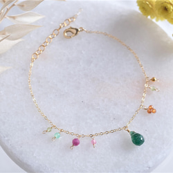 オパール○ ブレスレット/ 14kgf ブレスレット Lu＊Na + CHIROL 通販