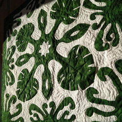 【ほそまき】ハワイアンキルトのタペストリー、カバー（手縫い） ほそまき】ハワイアンキルトのタペストリー、カバー（手縫い） ほそ