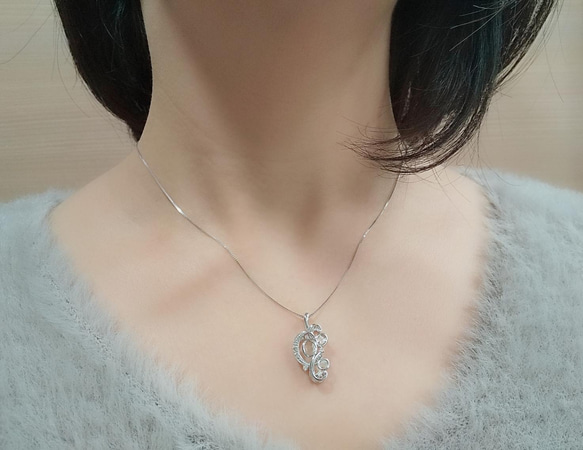 K18WGスライスダイヤモンド 贅沢ネックレス 7枚目の画像