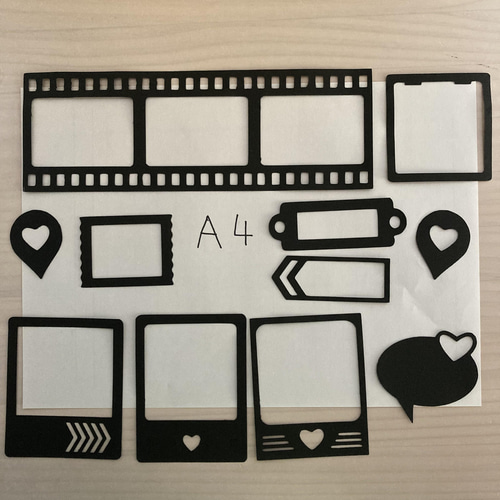 スクラップブッキング 写真 フレーム シンプル ハンドメイド アルバム