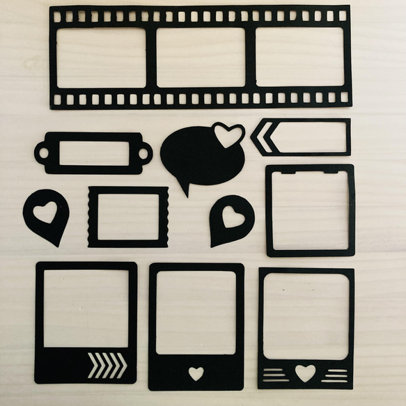 スクラップブッキング 写真 フレーム シンプル ハンドメイド アルバム