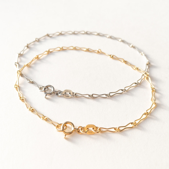 K18YG チェーンブレスレット #02 <Bracelet_K18(750) YellowGold Chain#02> 9枚目の画像