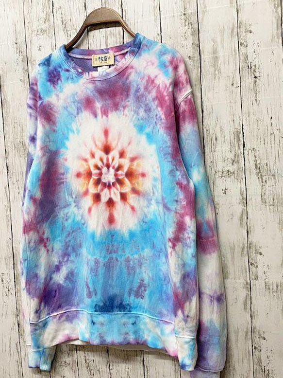 紮染運動衫運動衫 L 碼 HIPPIES DYE 新商品 HD15-72 第2張的照片