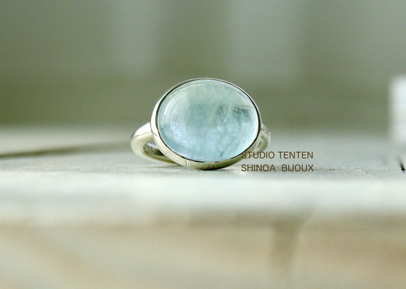 人魚のアクアマリンring 指輪・リング STUDIO TENTEN 通販
