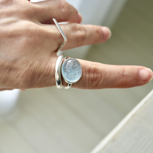 studio ten ten 人魚のアクアマリンリング #12 studio ten ten 人魚のアクアマリンリング #12