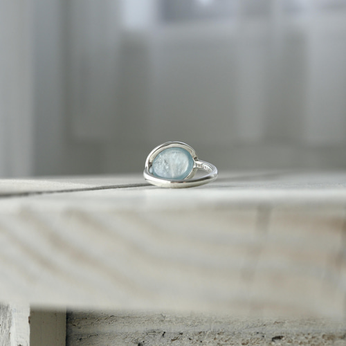 人魚のアクアマリンring 指輪・リング STUDIO TENTEN 通販 13298729
