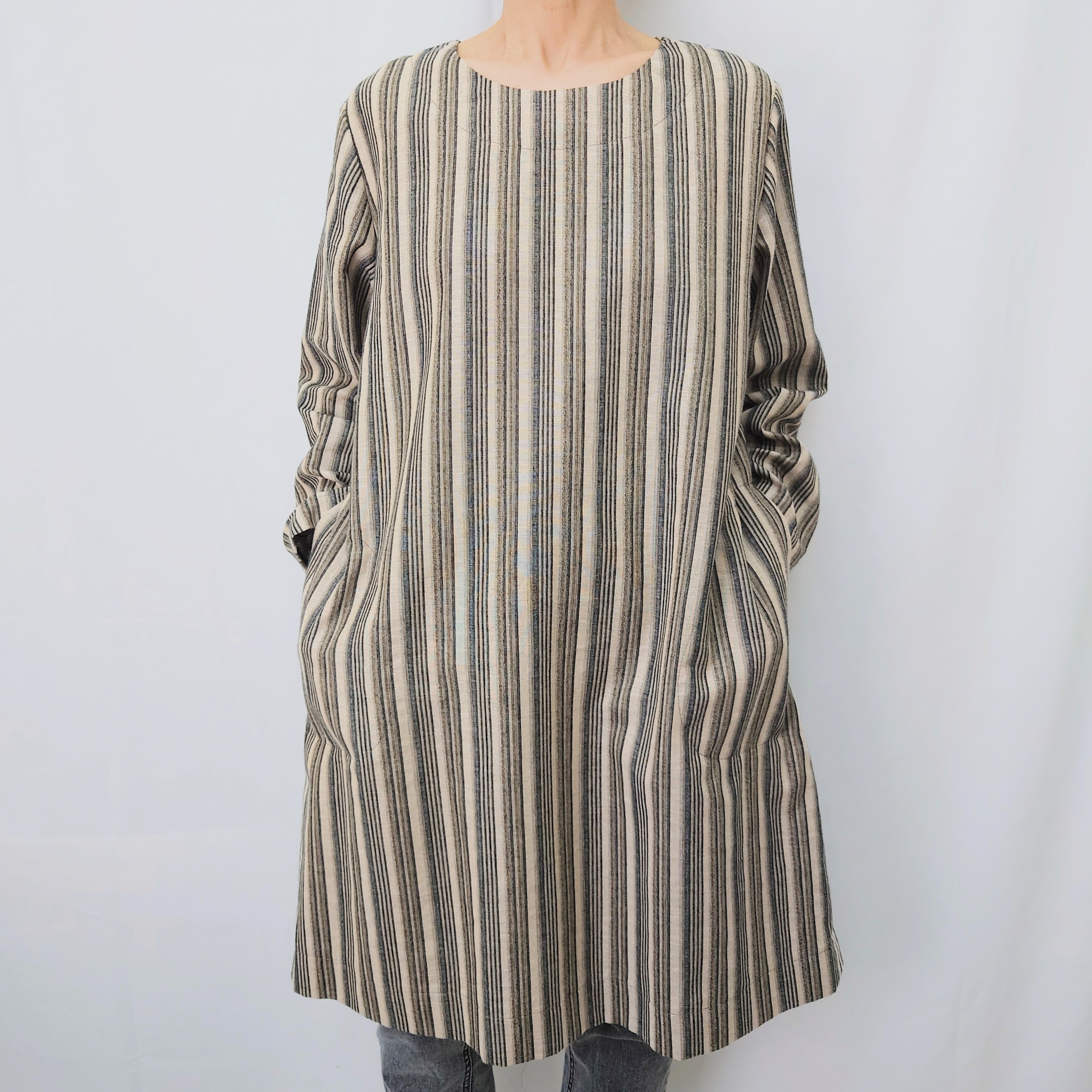 【SALE♦️30%OFF】柔らか 二重織ジャガード地 チュニック