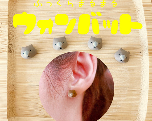 bororo 片耳ピアス tiny wild wedge Sサイズ マット YG 925 Silver