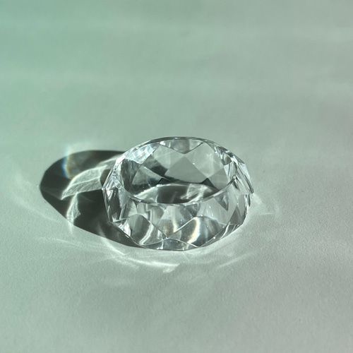 【 大感謝セール】 ガネーシュヒマール産ヒマラヤ水晶くり抜きリング 12.5号④ 指輪 指輪・リング