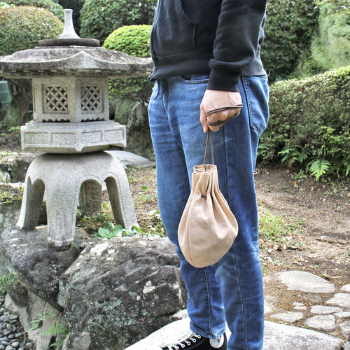 冒険袋 巾着袋 革工房kimamamono 通販 13299424｜Creema(クリーマ