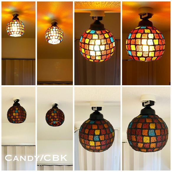 天井照明 Candy/CBK キャンディー シーリングライト E26ソケット器具 照明器具 8枚目の画像