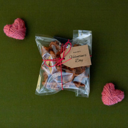 バレンタイン用ひとくちワッフルチョコチップココア（小）10袋セット 2枚目の画像