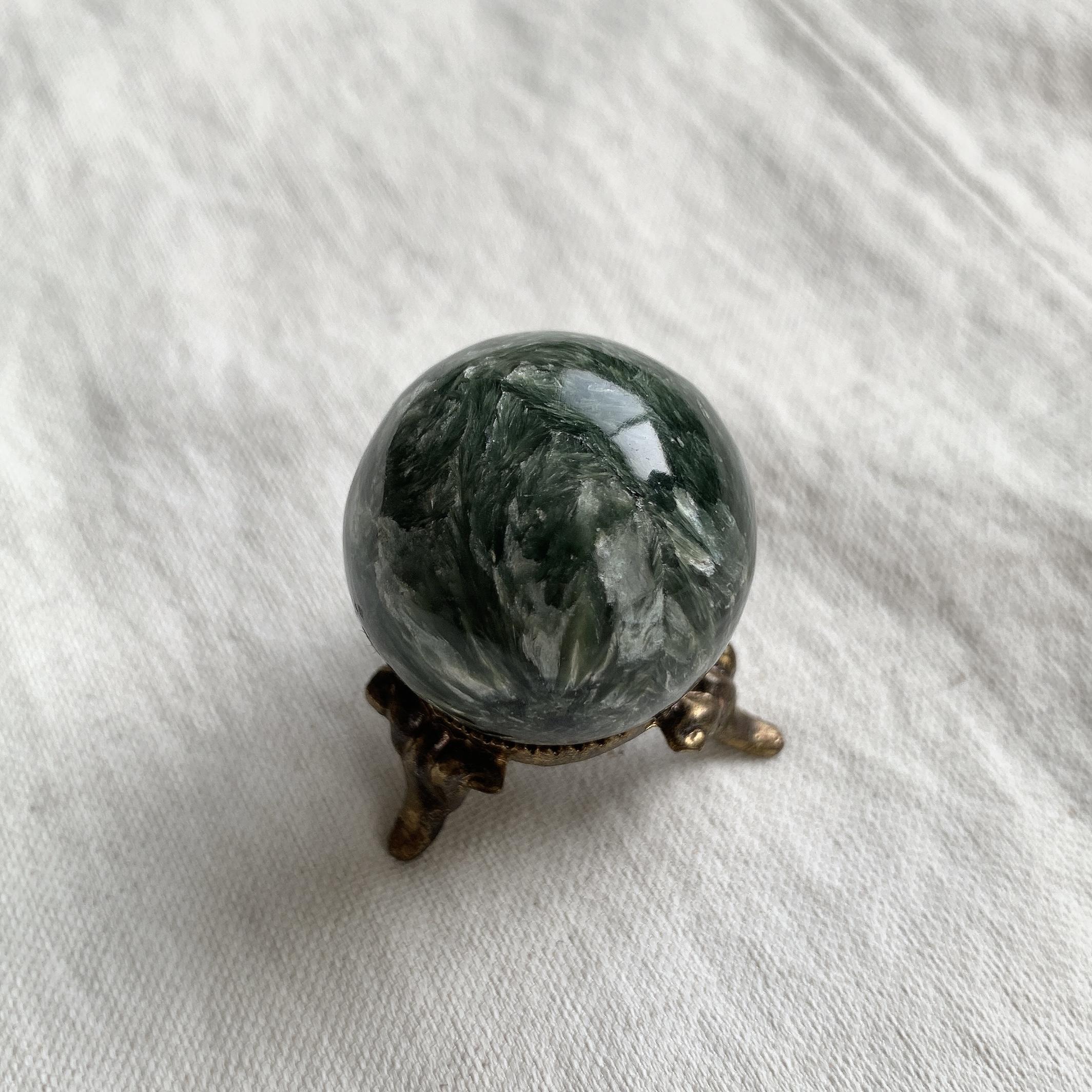 セラフィナイト 丸玉 30mm