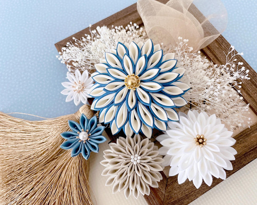 つまみ細工髪飾り aef5b8da640a112e10f9ae92ae2cde