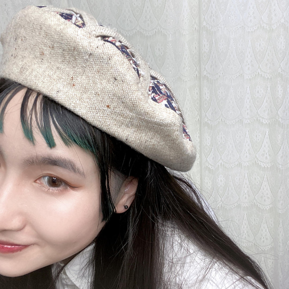 original knitting beret 3 7枚目の画像