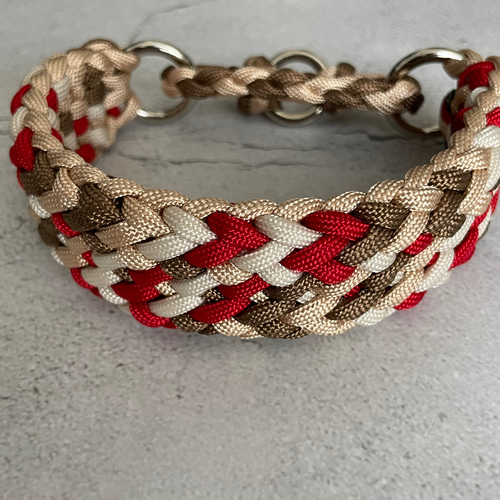 オーダー製作】パラコード首輪 デザインNo.20 小型犬・中型犬・大型犬