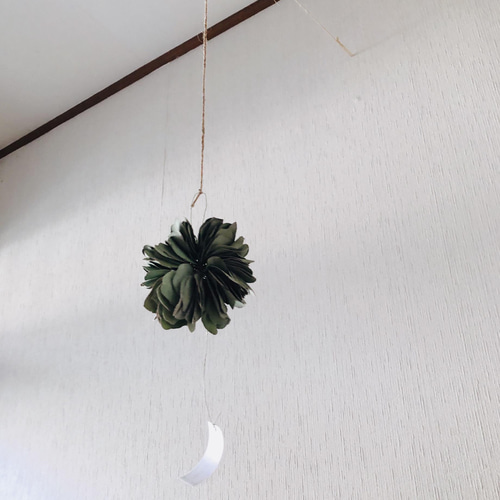 ボリューム ユーカリ ミルフィーユ フライング リース ドライフラワー