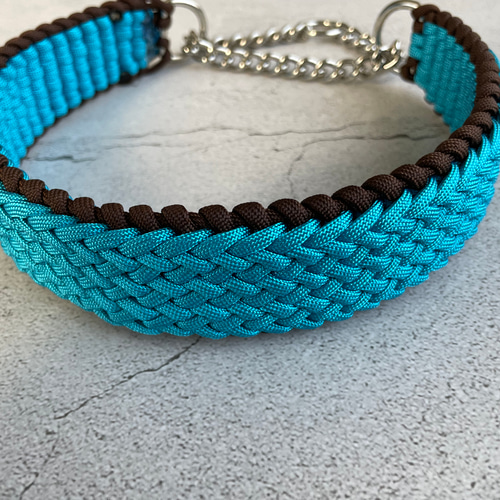 パラコード首輪 デザインNo.29 中型犬・大型犬 リード・首輪 dekoboko