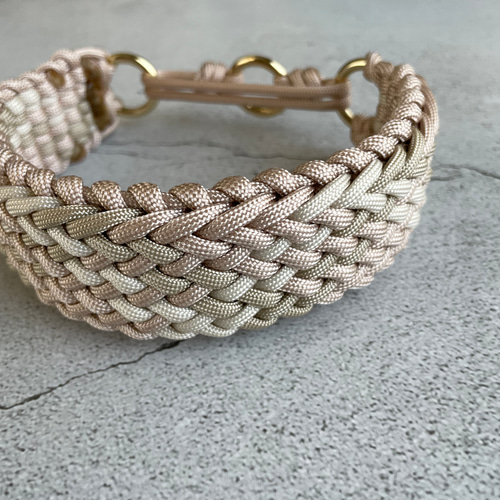 パラコード首輪 デザインNo.29 中型犬・大型犬 リード・首輪 dekoboko