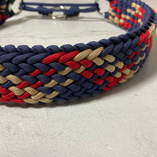 パラコード首輪 デザインNo.29 中型犬・大型犬 リード・首輪 dekoboko