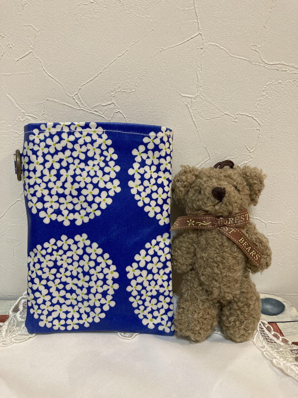 紫陽花柄（青）ナースポケットペンケース　オーガナイザー　ハンドメイド 人気・おすすめ｜使いやすい・旅行におすすめ セール中 全国発送 国内発送・品質保証付き商品