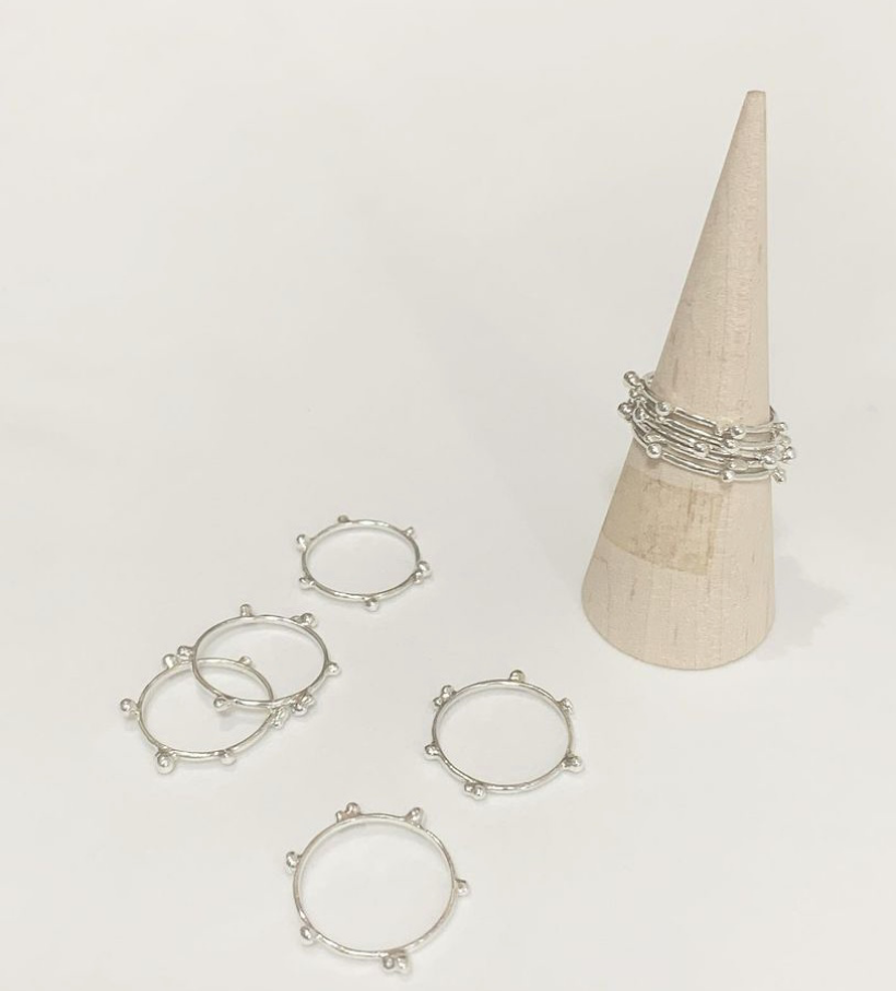 雫リング①(受注制作)