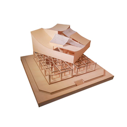 【模型製作】 木製ミニチュア オーダーメイド完成品 〈博物館〉 3枚目の画像