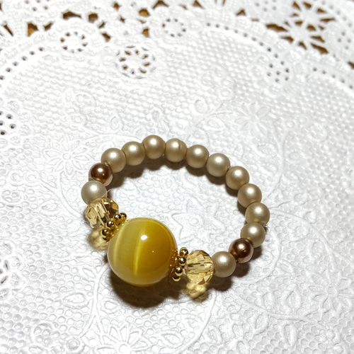 S-8　訳ありSALE！　ゴールデンタイガーアイ　天然石　お守り　チャーム タイガーアイ スフィア（丸玉）12◇Tiger's eye◇天然石・鉱物