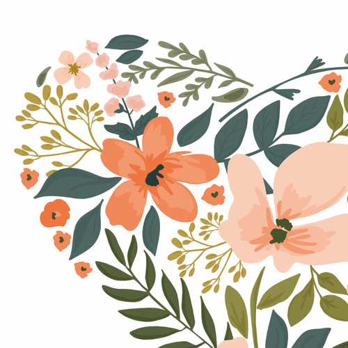 お花ポスター【手描き】 de5ac4b6b8cc1c35f13aec1e9e681c