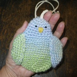 小鳥の手編みキーケース 5枚目の画像