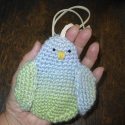 小鳥の手編みキーケース 6枚目の画像