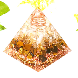 タイガーアイとブラウンルチルのピラミッド 1枚目の画像