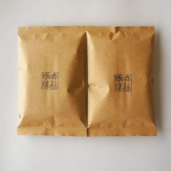 銘柄のカフェインレスコーヒー〘モカとマンデリン〙（100g×2） 2枚目の画像