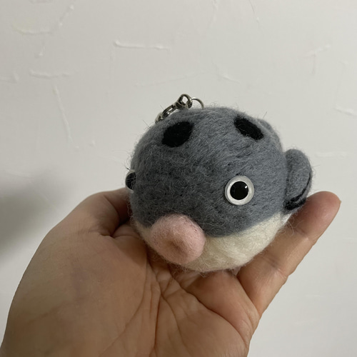 羊毛フグちゃん オーダー品 羊毛フェルト りえどん 通販 13301993