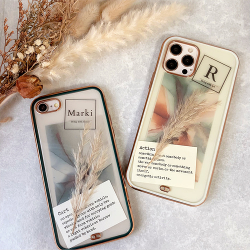 全機種対応］スマホケース アルコールインク インナーシート ドライ