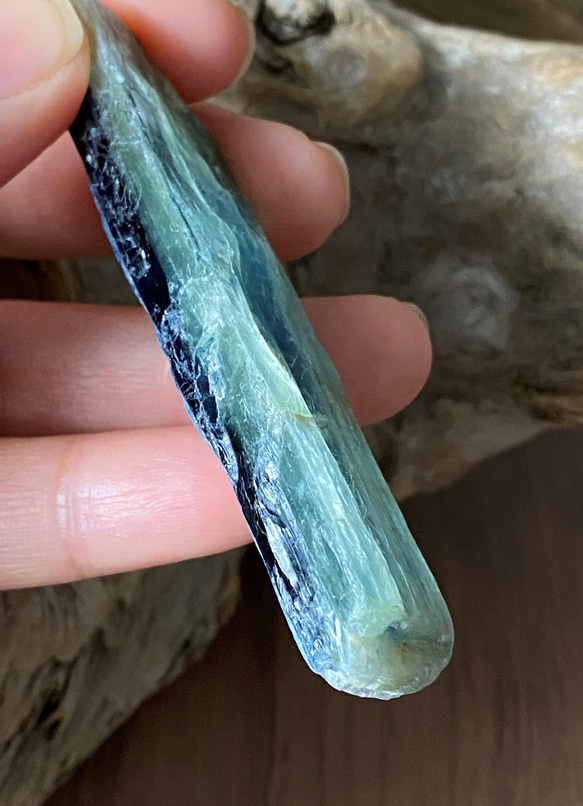 バイカラーカイヤナイト原石 01 Natural Blue-Green Kyanite 天然石 9枚目の画像