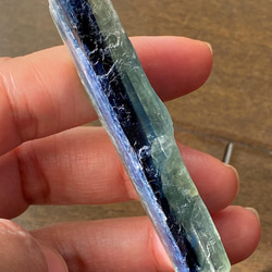 バイカラーカイヤナイト原石 01 Natural Blue-Green Kyanite 天然石 20枚目の画像