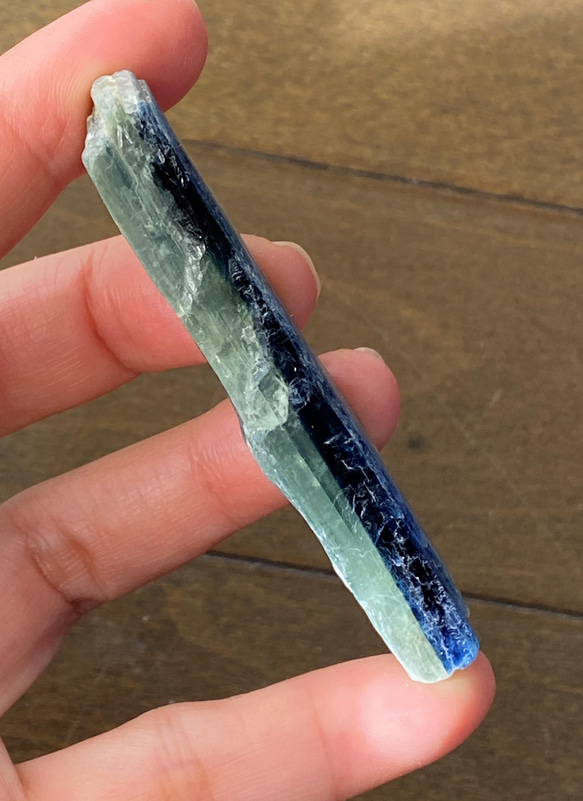 バイカラーカイヤナイト原石 01 Natural Blue-Green Kyanite 天然石 15枚目の画像