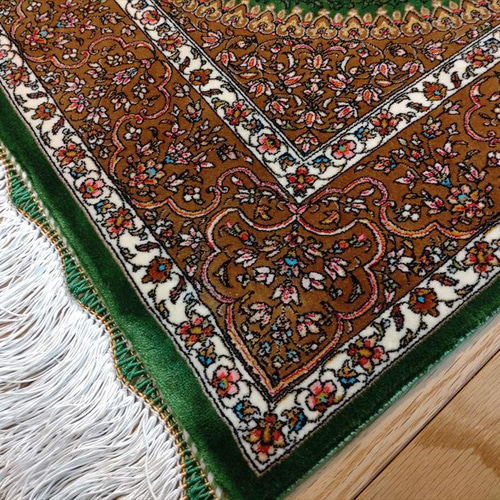完売】ペルシャ カーペット バンブーシルク 玄関マット 90x60cm 完売】ペルシャ カーペット バンブーシルク 玄関マット 90x60cm