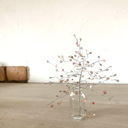 ワイヤークラフト　木の枝　✳︎春ピンクver✳︎ 3枚目の画像