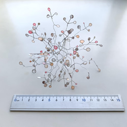 ワイヤークラフト　木の枝　✳︎春ピンクver✳︎ 5枚目の画像