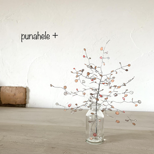 ワイヤークラフト　木の枝　✳︎春ピンクver✳︎ 10枚目の画像