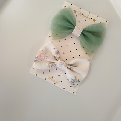 リバティ チュール リボン パッチンピン ヘアクリップ パッチンピン チュール フランス生地 リバティ