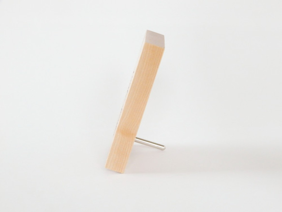 【QRコードスタンド】無垢の木 QR QRコード スタンド レジ横 開店祝い 10枚目の画像