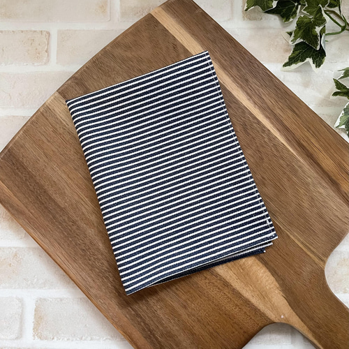 サイズが選べる】 ランチョンマット ♡ ナフキン ♡ ヒッコリー柄