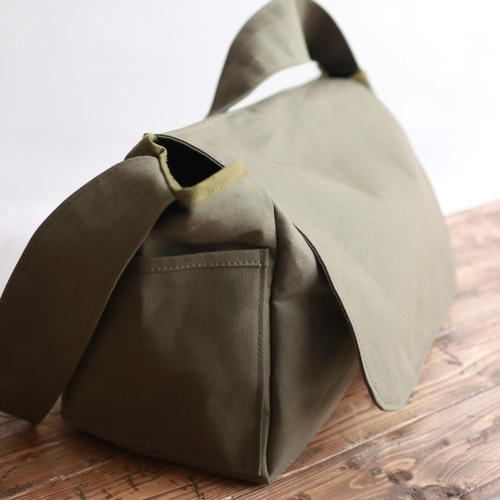 倉敷帆布 自分で育てるヴィンテージ ニュースペーパーバッグL 倉敷帆布 自分で育てるヴィンテージ ニュースペーパーバッグL