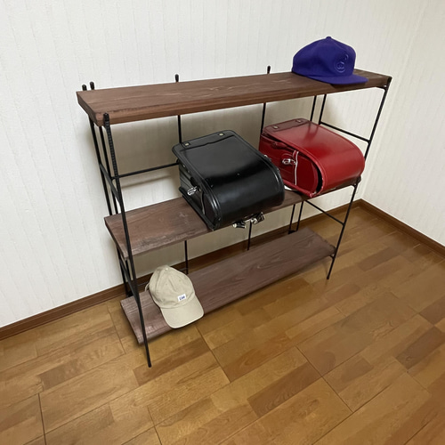 新商品‼️手作りアイアン家具 折り畳みラック西海岸インテリア 鉄脚のみ2点 新商品！手作りアイアン家具 折り畳みラック西海岸インテリア 鉄