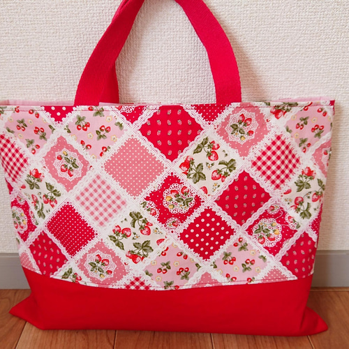 入園入学2点セット☆りぼんねこちゃんといちご 入園入学2点セット☆りぼんねこちゃんといちご