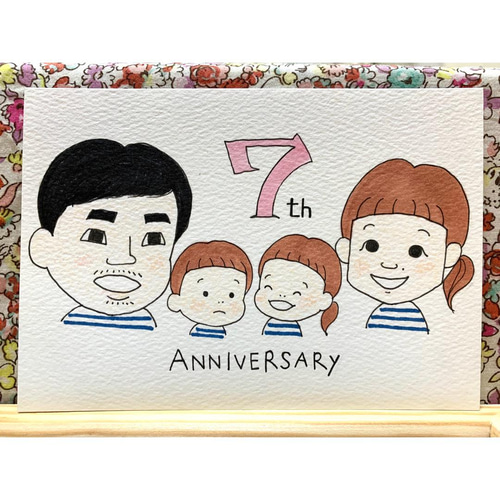 似顔絵イラストオーダーsample 似顔絵イラストオーダー sample