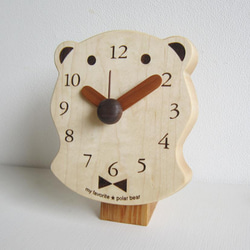 クマちゃん　掛・置時計 2枚目の画像